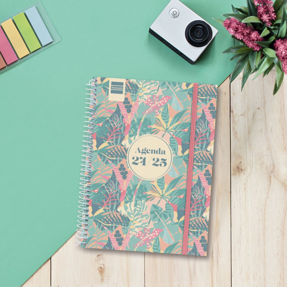 Agenda Finocam 2024-2025 Multicouleur 1/8 12 x 16,4 cm