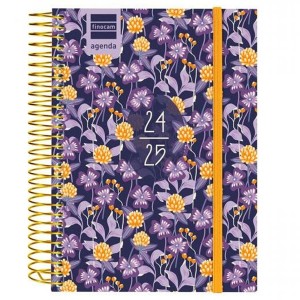 Agenda Finocam 2024-2025 Multicouleur 1/8 12 x 16,4 cm