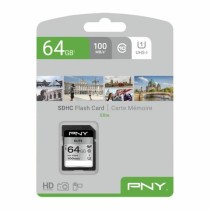 Carte Mémoire Micro SD avec Adaptateur PNY P-SDUX64U185GW-GE 64 GB