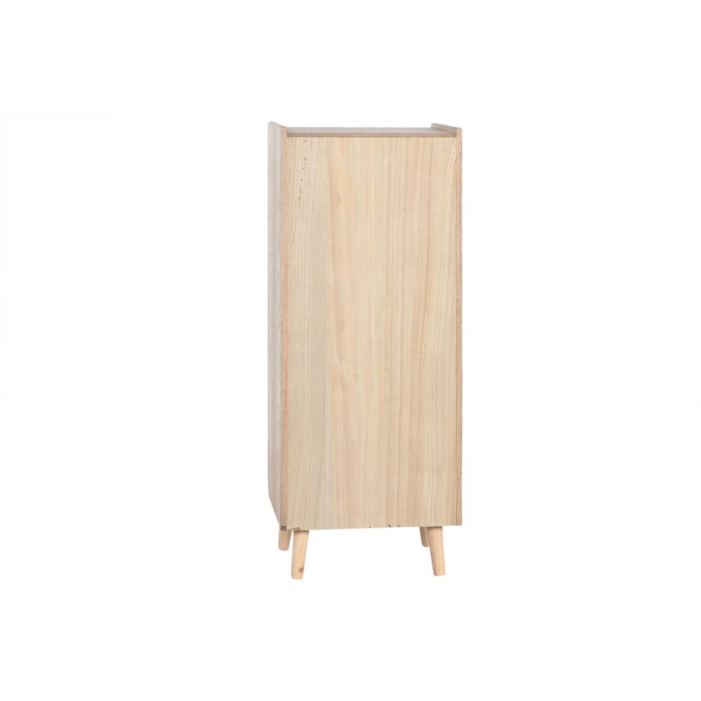 Chest of drawers Home ESPRIT Natural Rattan Paolownia wood 40 x 30 x 104 cm