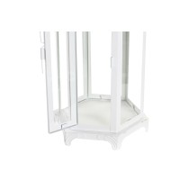 Lantern DKD Home Decor Crystal Metal White (20 x 17 x 55 cm)