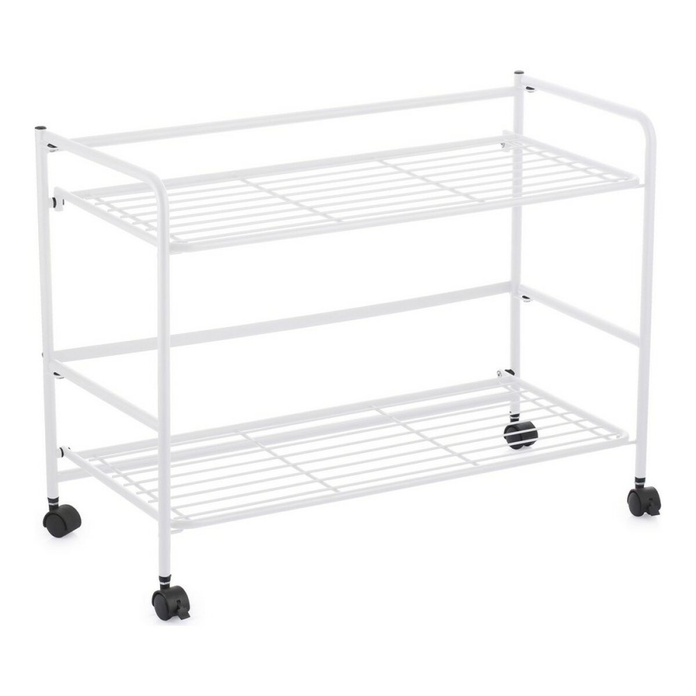 Shelves Confortime White Iron Foldable With wheels (67 x 30 x 44,8 cm)