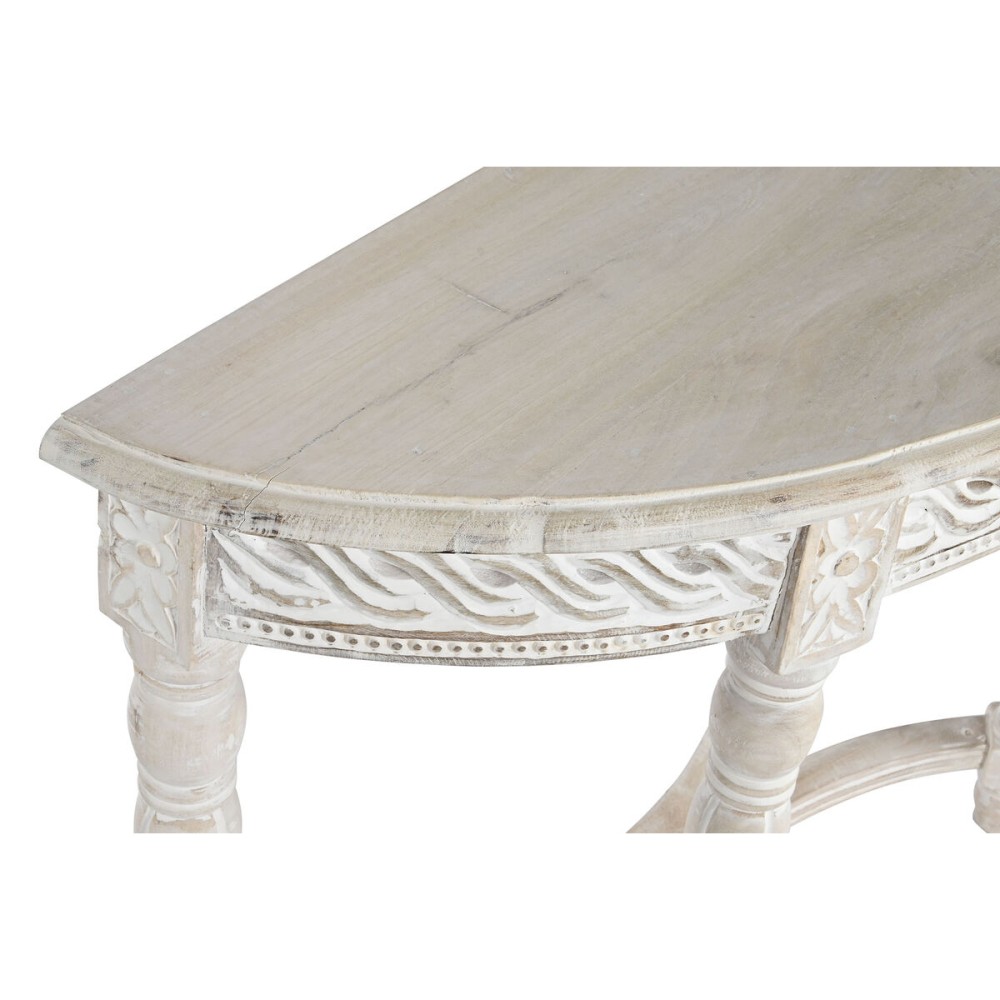 Console Home ESPRIT Blanc Bois de manguier 114,3 x 38,1 x 82 cm