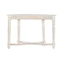 Console Home ESPRIT White Mango wood 114,3 x 38,1 x 82 cm