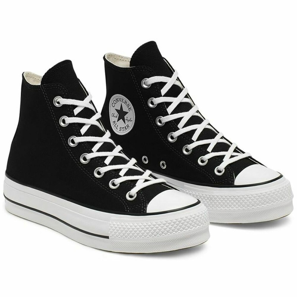 Damen Sneaker Converse All Star Platform High Top Schwarz