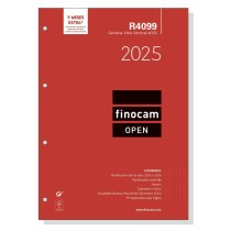 Notizzettel nachfüllen Finocam R4099 4000 A4 2025 21 x 29,7 cm