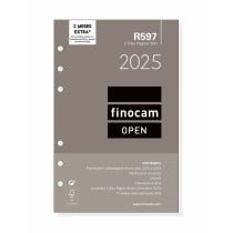 Diary Refill Finocam OPEN R597 2025 11,7 x 18,1 cm