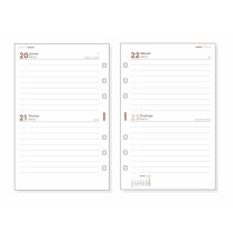 Recharge pour agenda Finocam OPEN R597 2025 11,7 x 18,1 cm