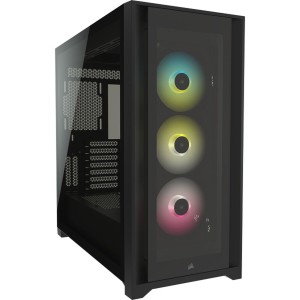 Boîtier ATX semi-tour Corsair iCUE 5000X RGB Noir