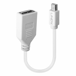 Adaptateur Mini DisplayPort vers DisplayPort LINDY 41021 Blanc