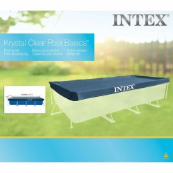 Bâches de piscine Intex 28039 Bleu Gris Blue marine 4,5 m