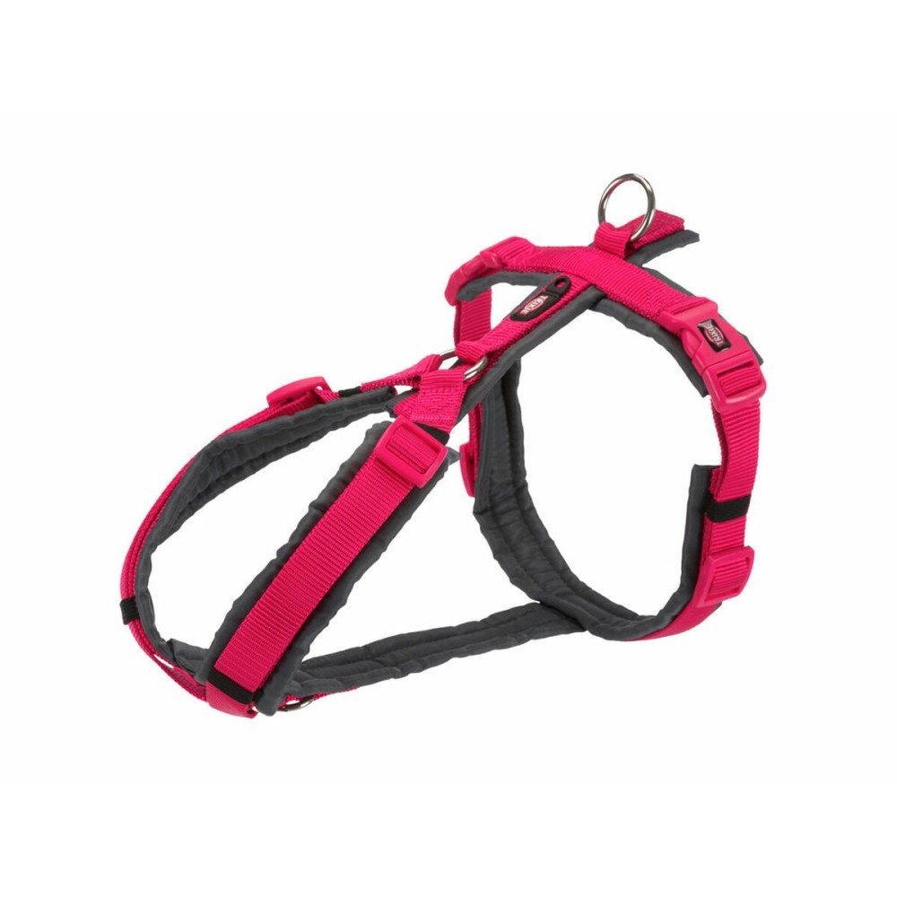 Harnais pour Chien Trixie Trekking New Premium Graphite Fuchsia S/M