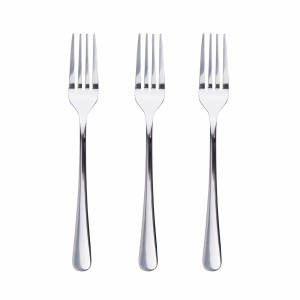 Set of Dessert Forks San Ignacio Natur SG7781 Stainless steel Silver Shine (3 Units)