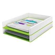 Filing Cabinet Leitz 53611054 White Green polystyrene 26,7 x 4,9 x 33,6 cm