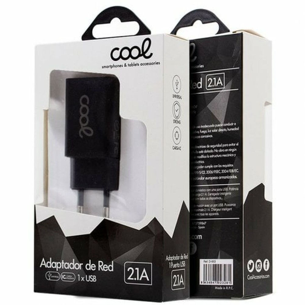 Wall Charger Cool Universal Black