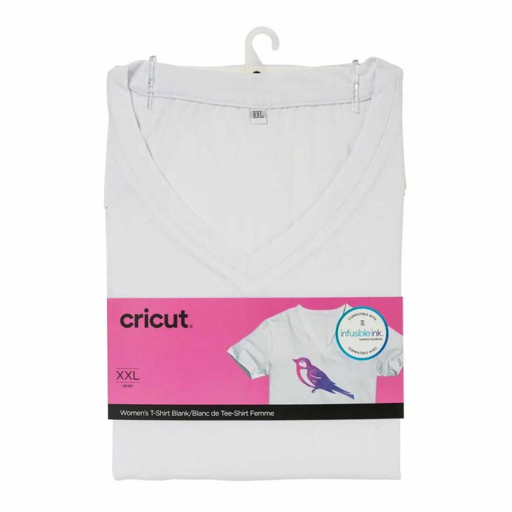 T-Shirt personalisierbar für Schneideplotter Cricut Women's Weiß Damen