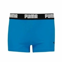 Boxer de Bain pour Enfants Puma Swim Logo Bleu