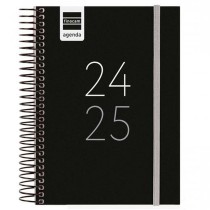 Agenda Finocam 2024-2025 Noir 1/8 12 x 16,4 cm