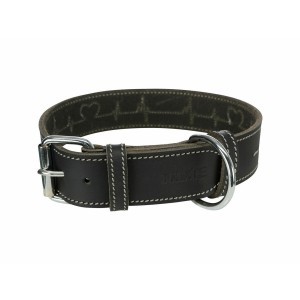 Dog collar Trixie Heartbeat Black S/M 34-40 cm