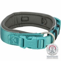 Dog collar Trixie Premium Graphite Light Blue XS/S 27-35 cm