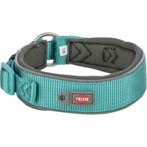 Dog collar Trixie Premium Graphite Light Blue XS/S 27-35 cm