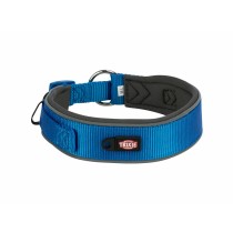 Dog collar Trixie Premium Graphite Cobalt blue S/M 33-42 cm