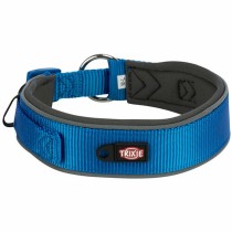 Dog collar Trixie Premium Graphite Cobalt blue XS/S 27-35 cm