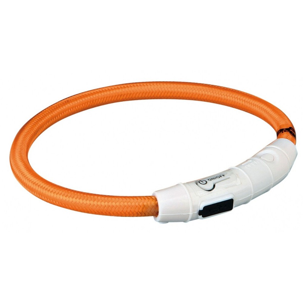 LED Collar for Pets Trixie Orange M/L