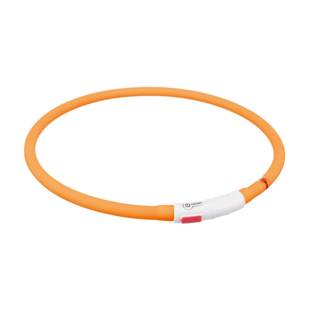 LED-Halsband für Haustiere Trixie Orange Einheitsgröße