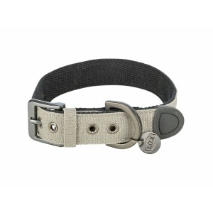 Hundehalsband Trixie CityStyle Hellgrau M/L 40-47 cm