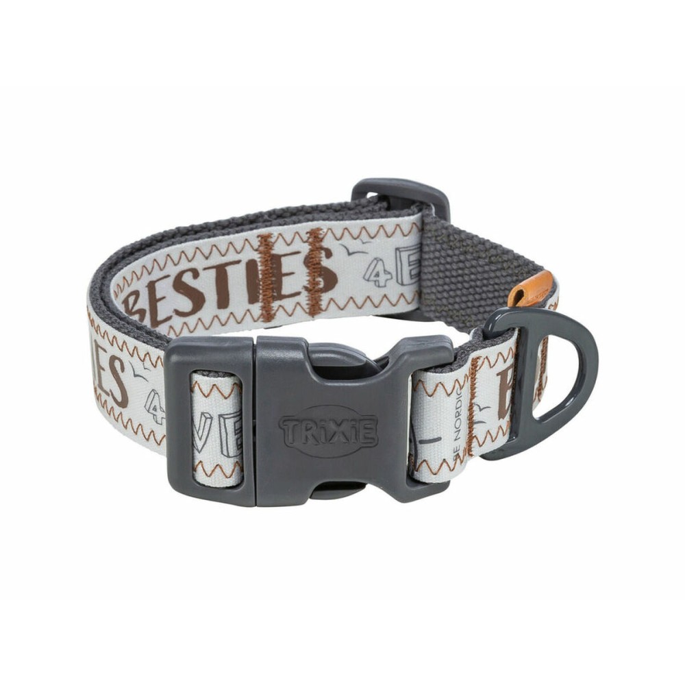 Dog collar Trixie BE NORDIC Grey S/M 32-45 cm