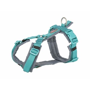 Dog Harness Trixie Premium Trekking Graphite Light Blue S