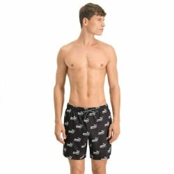 Men’s Bathing Costume Puma Logo Aop N1 Black