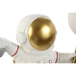 Wall Lamp Home ESPRIT White Golden Metal Resin Modern Astronaut 26 x 21,6 x 33 cm