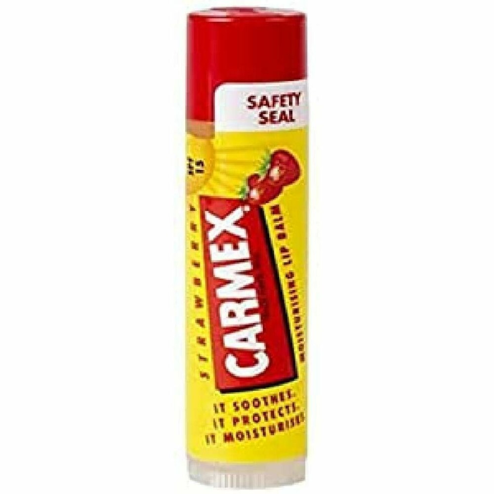 Moisturising Lip Balm Carmex Spf15 Strawberry (4,25 g)