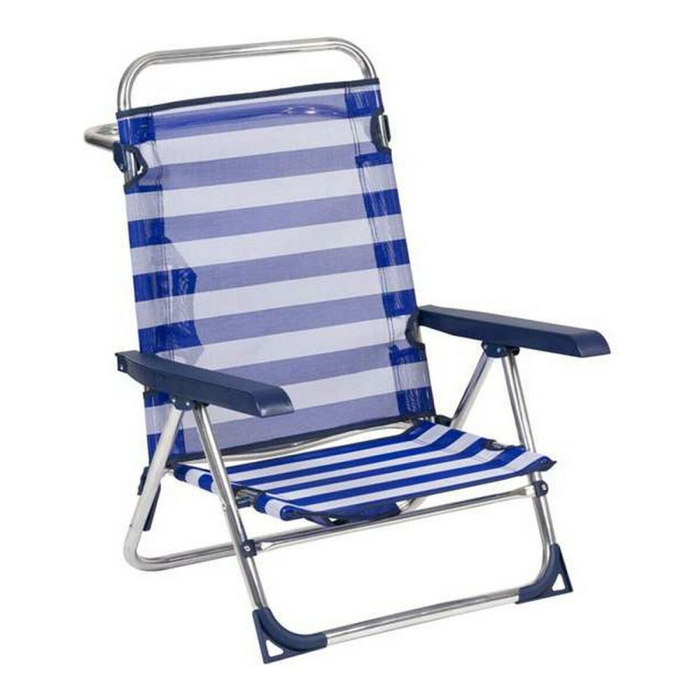 Strandstuhl Alco 1 Aluminium Multiposition Biegsam 79,5 x 59,5 x 56 cm (79,5 x 59,5 x 56 cm)