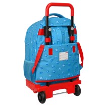 Schulrucksack mit Rädern SuperThings Rescue force 33 x 45 x 22 cm Blau