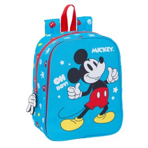 Child bag Mickey Mouse Clubhouse Fantastic Blue Red 22 x 27 x 10 cm