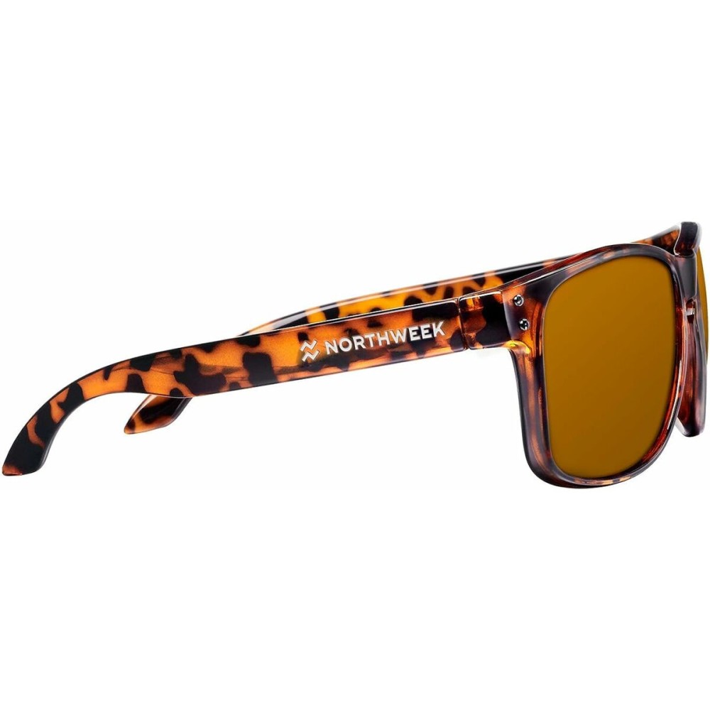 Lunettes de soleil Unisexe Northweek Bold Tortoise Ø 48 mm Marron Noir