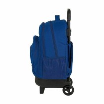 School Rucksack with Wheels Compact BlackFit8 Oxford Dark blue 33 X 45 X 22 cm