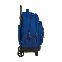 School Rucksack with Wheels Compact BlackFit8 Oxford Dark blue 33 X 45 X 22 cm