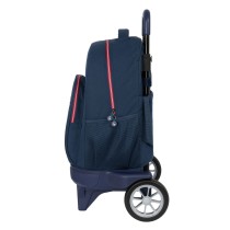 School Rucksack with Wheels El Ganso Classic Navy Blue 33 X 45 X 22 cm