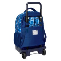 Cartable à roulettes Hot Wheels Sonny Blue marine 33 x 45 x 22 cm