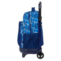 Cartable à roulettes Hot Wheels Sonny Blue marine 33 x 45 x 22 cm