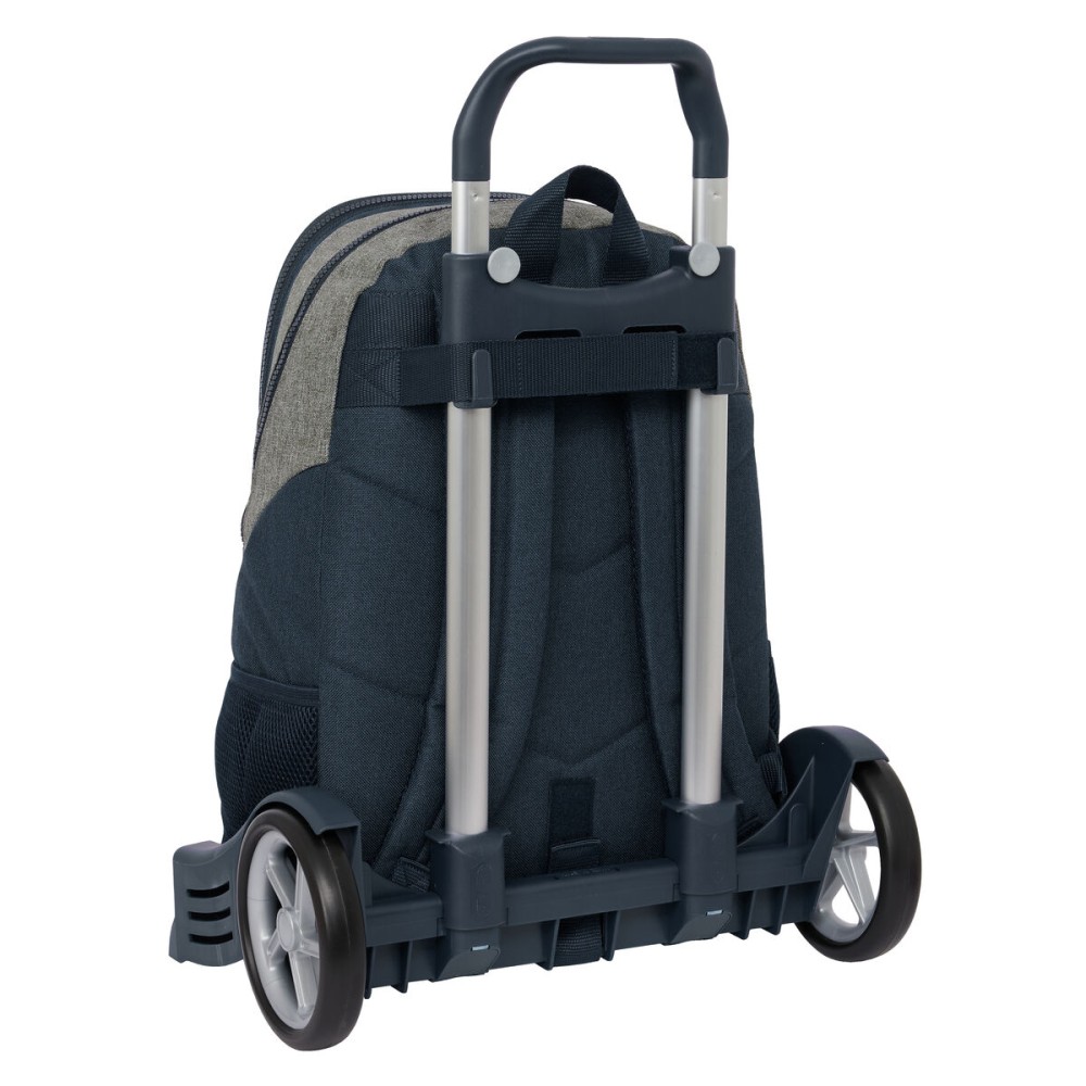 Cartable à roulettes Kappa Dark navy Gris Blue marine 32 x 44 x 16 cm