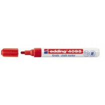 Liquid chalk marker Edding 4095 Red (10 Units)