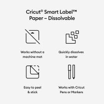 Soluble Paper for Cutting Plotter Cricut SMART