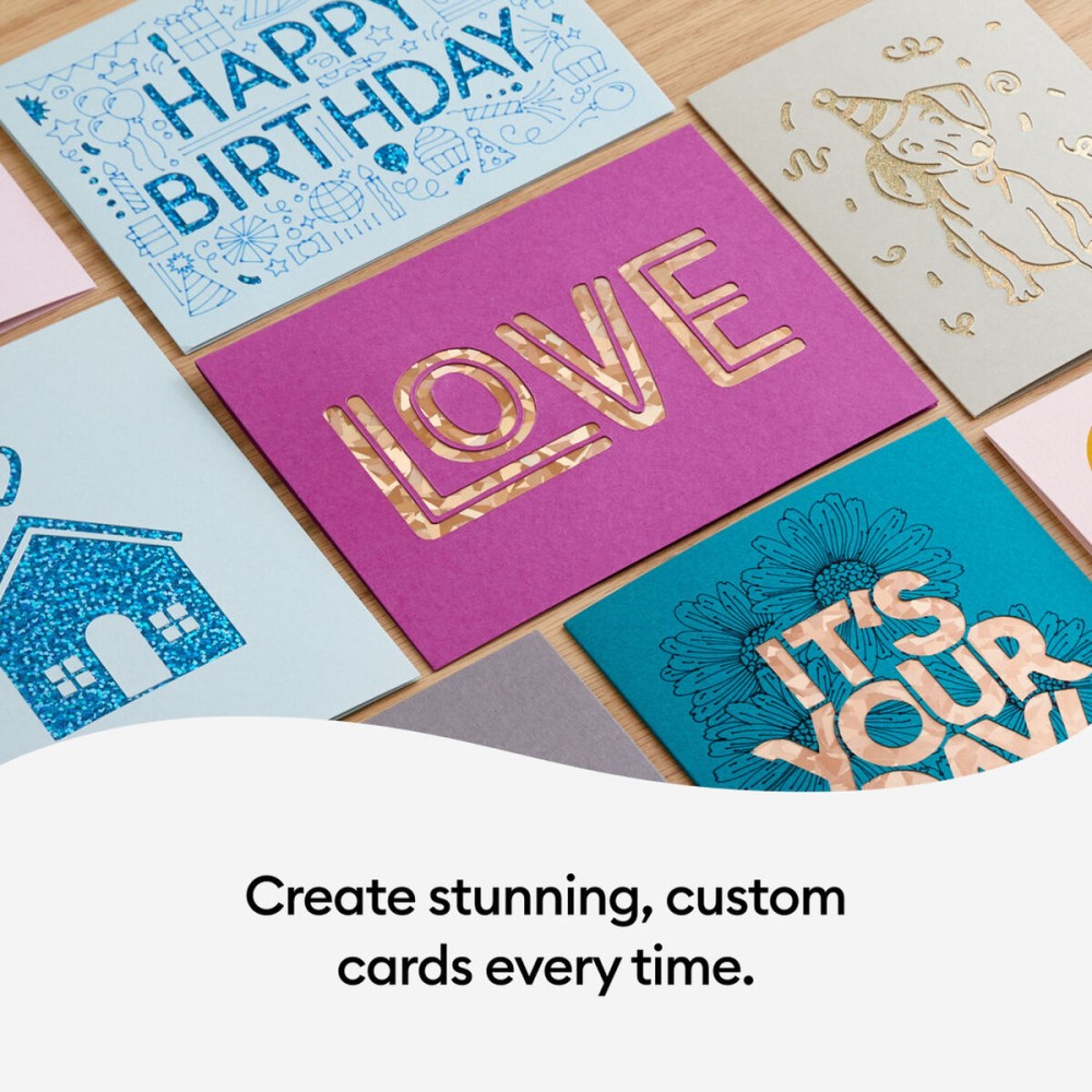 Trimming Cards for Cutting Plotter Cricut S40 Cake (14 Units)