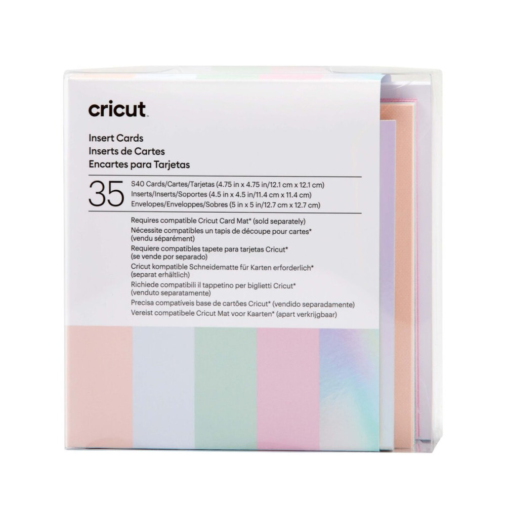 Cartes d'insertion pour plotter à découper Cricut Princess S40 (35 Unités)