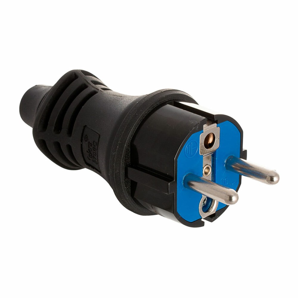 Fiche électrique Solera 5706c 250 V Noir 4,8 mm 16 A IP44